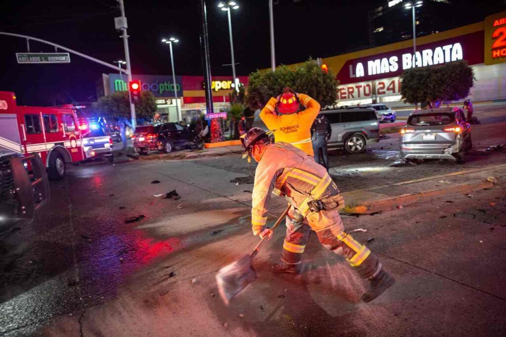 Carambola en Zona Río; sin lesionados de gravedad