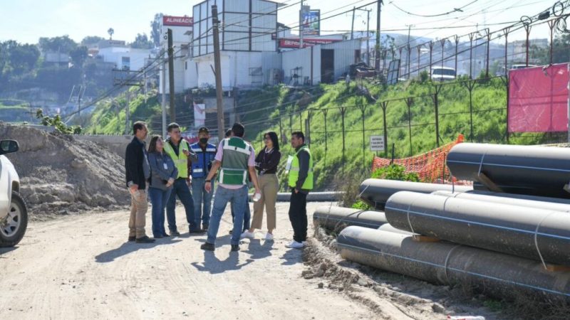 CESPT prolonga trabajos del Colector Ensenada por condiciones rocosas en bulevar Cuauhtémoc Sur