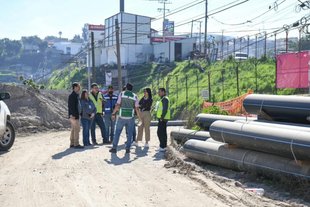 CESPT prolonga trabajos del Colector Ensenada por condiciones rocosas en bulevar Cuauhtémoc Sur