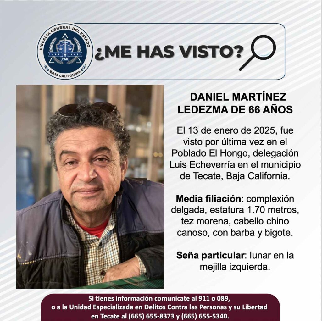 Pesquisa de Daniel Martínez Ledezma de 66 años