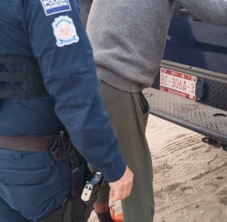 Realiza Policía Municipal de Tijuana operativo preventivo en canalización del Río Alamar