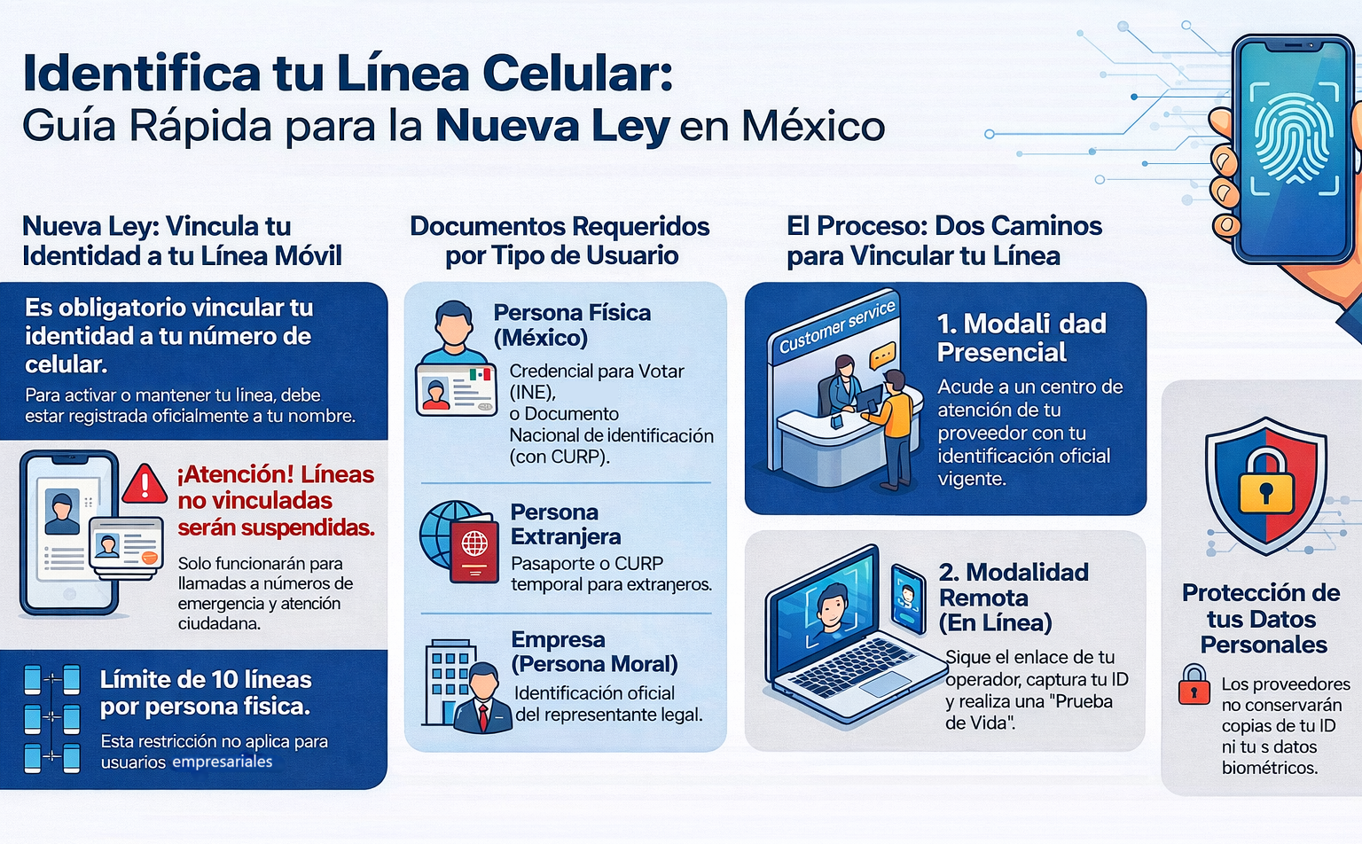 Registro obligatorio de líneas telefónicas: cuál es la fecha límite y qué pasa si no lo haces