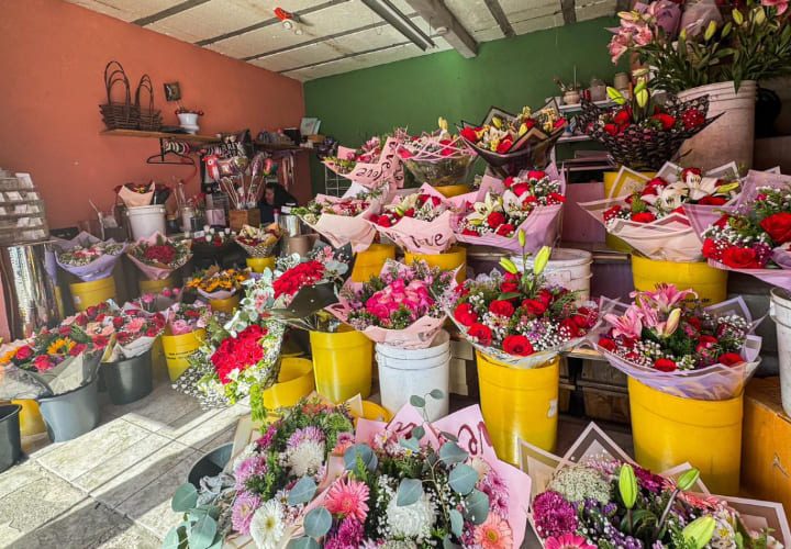 Floristas reportan aumento en ventas durante el fin de semana del Día del Amor y la Amistad