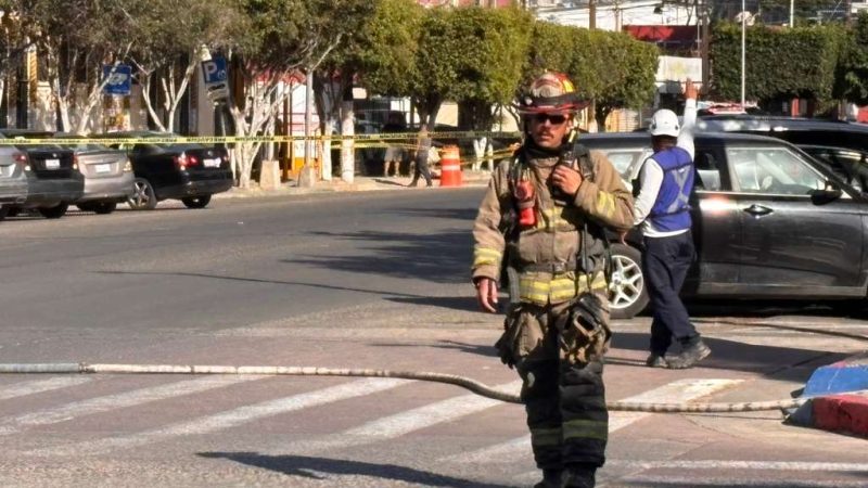 Locales fueron evacuados por una fuga de gas en la avenida Revolución