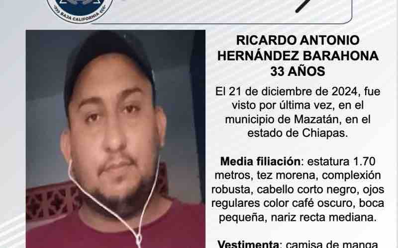 Pesquisa de Ricardo Antonio Hernández Barahona de 33 años