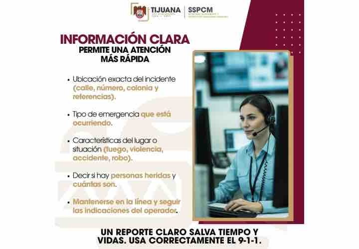 Destaca SSPCM la importancia de un reporte claro para una respuesta rápida