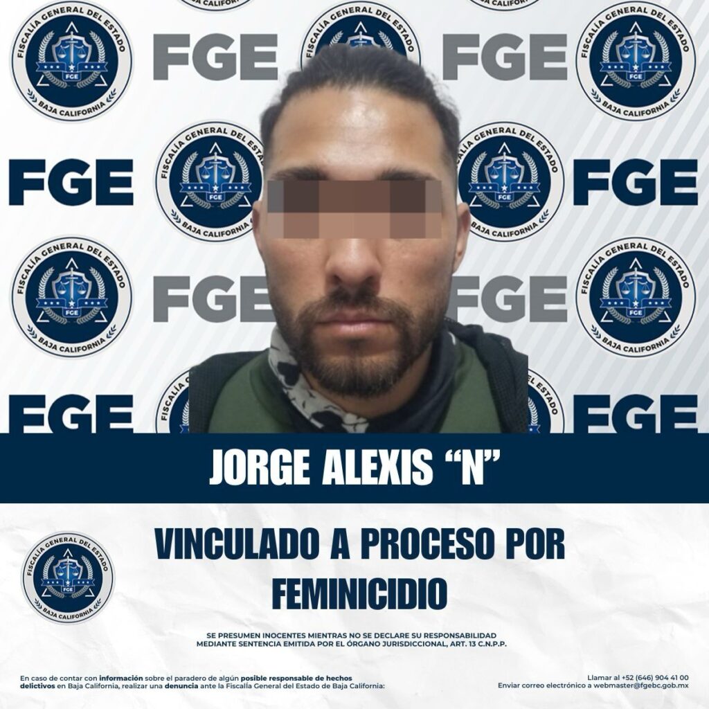 Vinculan a proceso a imputado por feminicidio ocurrido en Tijuana