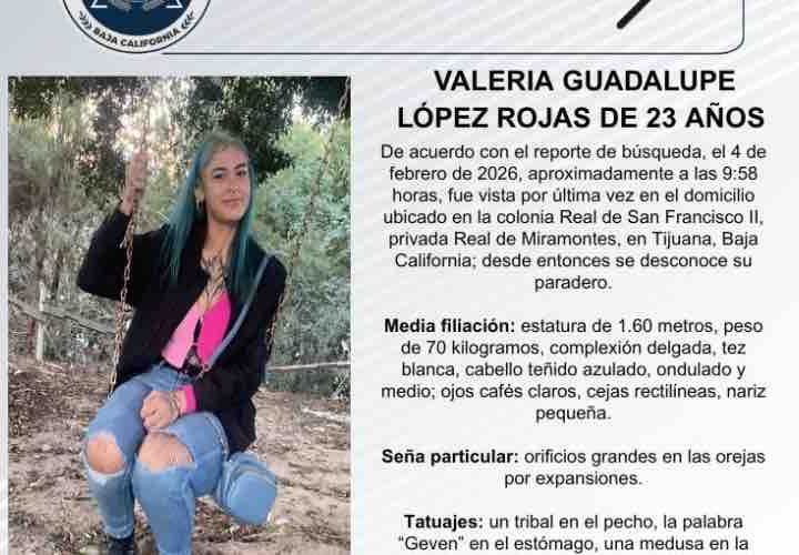 Pesquisa de Valeria Guadalupe López Rojas de 23 años de edad