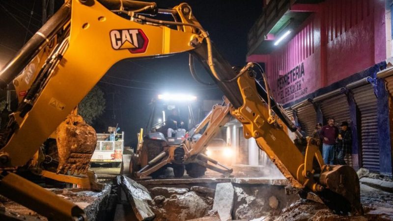 Fuga en acueducto Villa del Prado