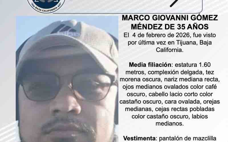 Pesquisa de Marco Giovanni Gómez Méndez de 35 años