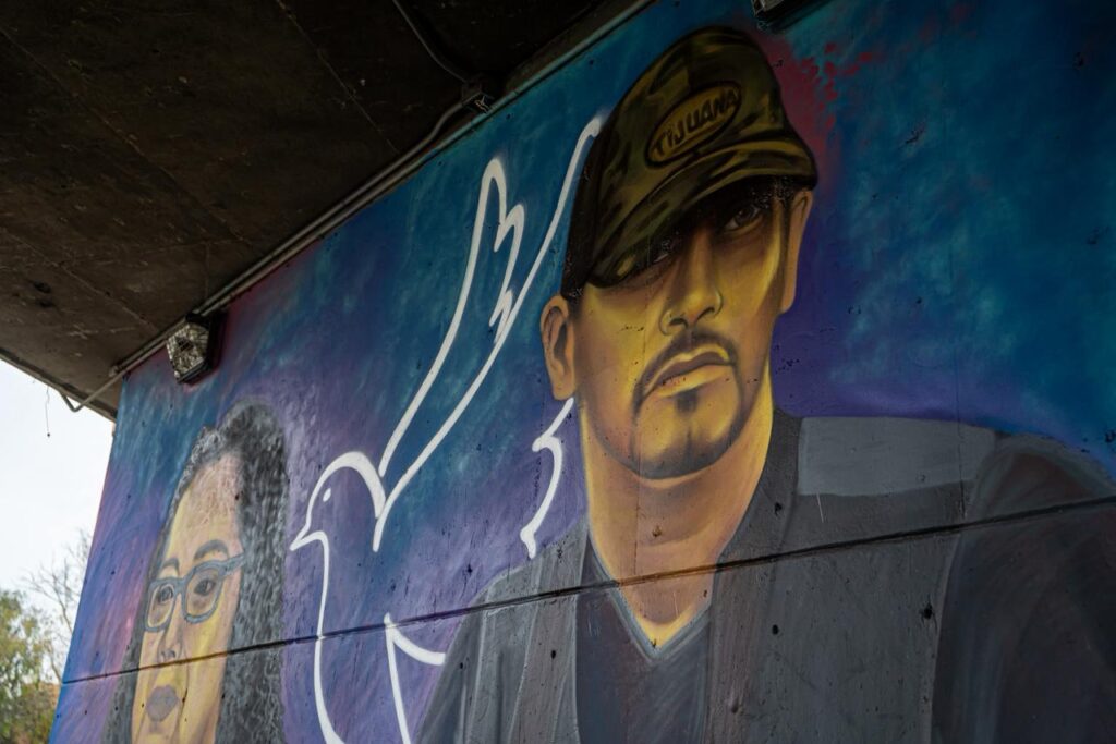 Margarito Martínez y Lourdes Maldonado: mural que mantiene viva su voz