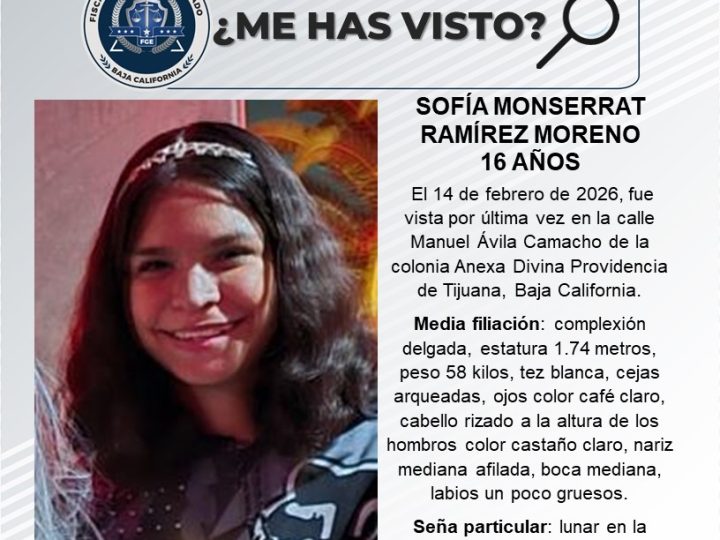 Pesquisa de Sofía Monserrat Ramírez Moreno de 16 años