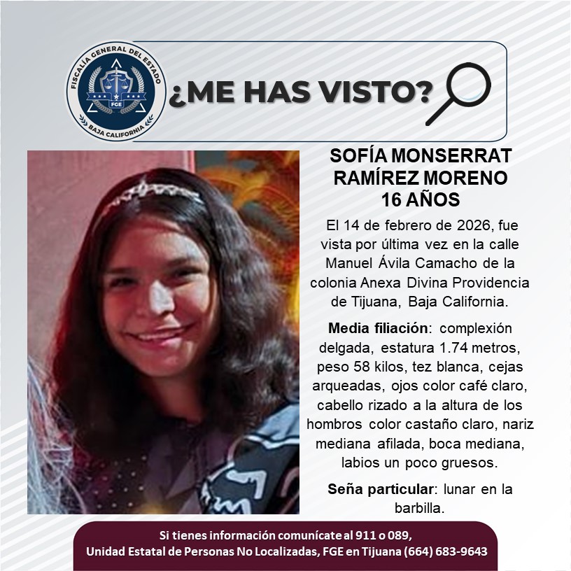 Pesquisa de Sofía Monserrat Ramírez Moreno de 16 años