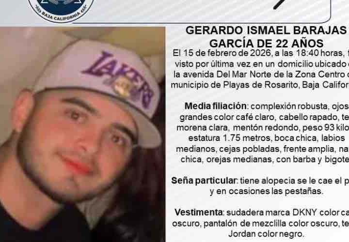Pesquisa de Gerardo Ismael Barajas García de 22 años