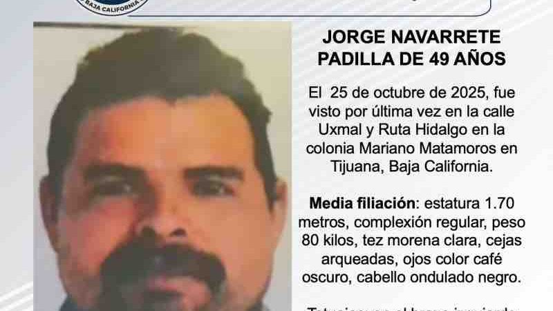 Pesquisa de Jorge Navarrete Padilla de 49 años