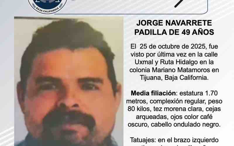 Pesquisa de Jorge Navarrete Padilla de 49 años