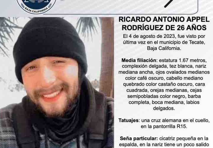 Pesquisa de Ricardo Antonio Appel Rodríguez de 26 años