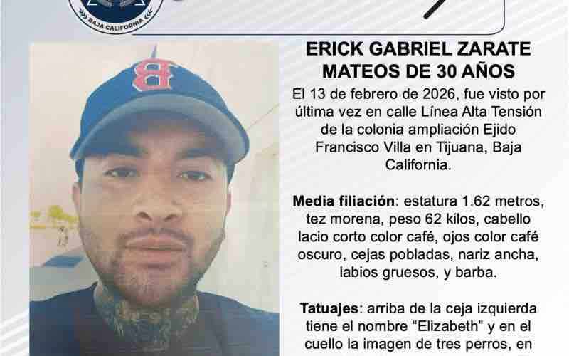 Pesquisa de Erick Gabriel Zarate Mateos de 30 años