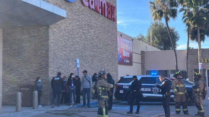 Conato de incendio en Calimax La Mesa