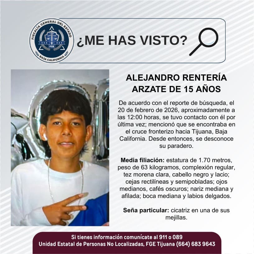 Pesquisa de Alejandro Rentería Arzate de 15 años de edad