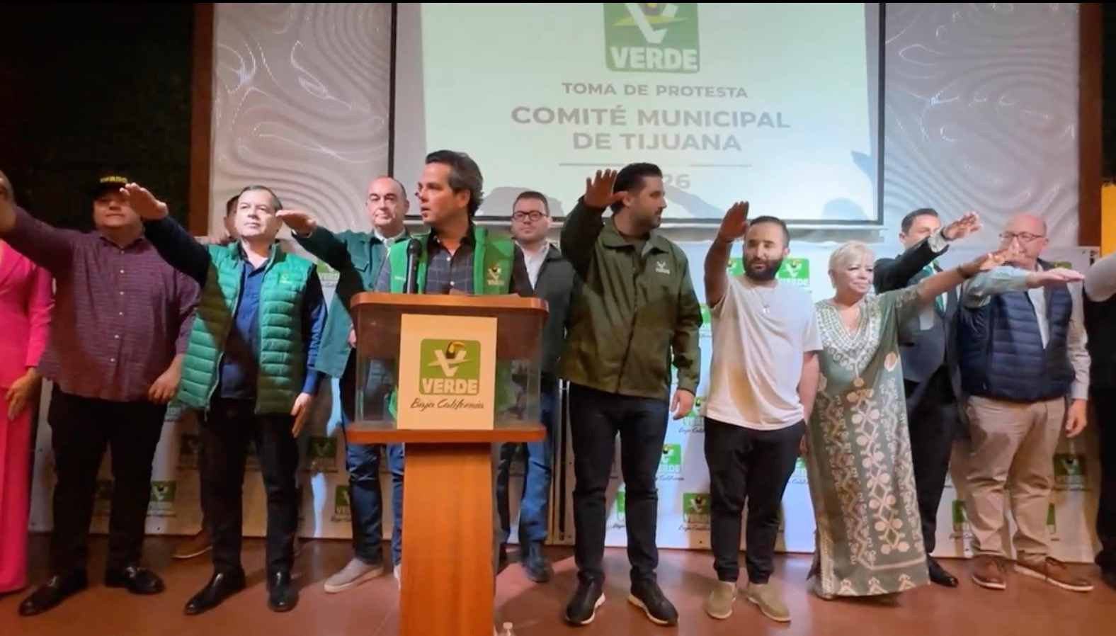 Rodrigo Otañez a la dirigencia del PVEM en Tijuana respaldado por un connotado Concejo Directivo