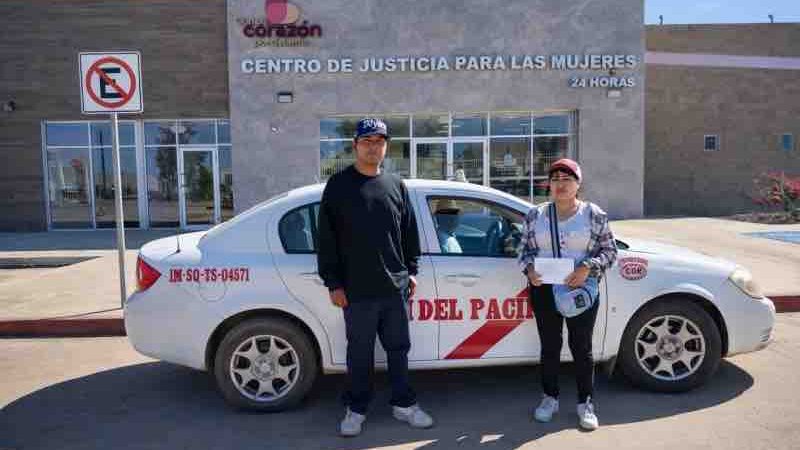 Impulsan movilidad segura para mujeres hacia el CEJUM San Quintín a través de colaboración con taxis del pacífico