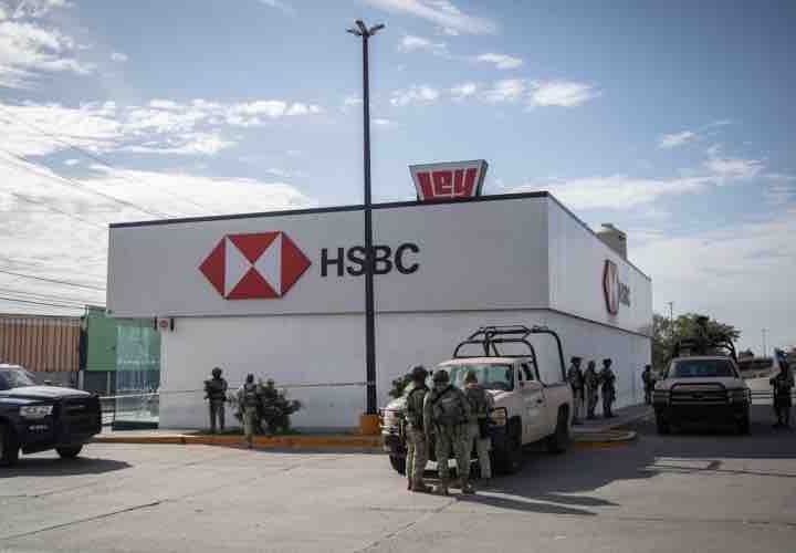 Asaltan sucursal de HSBC en el bulevar Casa Blanca