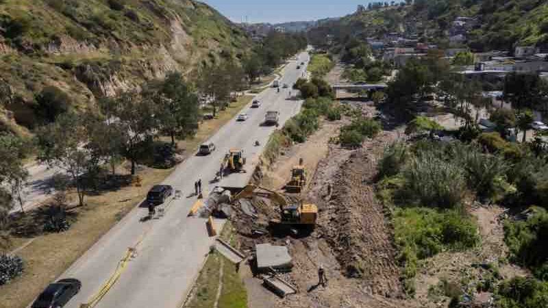 Inician trabajos de reparación en el Libramiento Salvador Rosas Magallón tras daños por lluvias