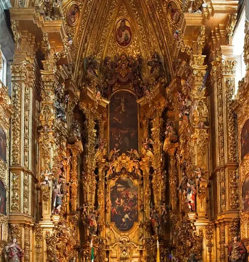 Bajo supervisión del INAH, intervienen el Retablo de los Reyes, en la Catedral Metropolitana de CDMX
