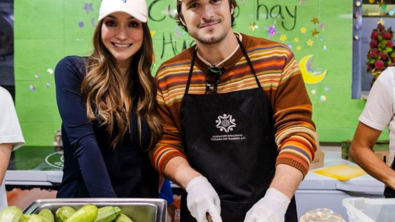 Visita actor Diego Boneta fundación Tijuana Sin Hambre en Tijuana