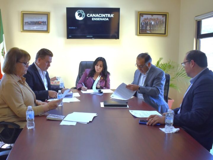 Firman NAFIN-Bancomext y Canacintra Ensenada convenio de colaboración