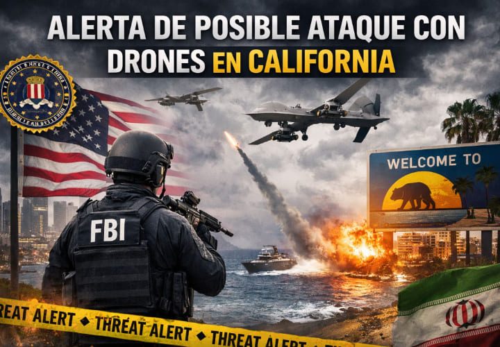 Posible Amenaza de Ataque con Drones en California Alerta el FBI
