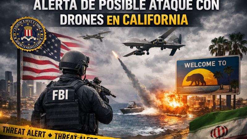 Posible Amenaza de Ataque con Drones en California Alerta el FBI