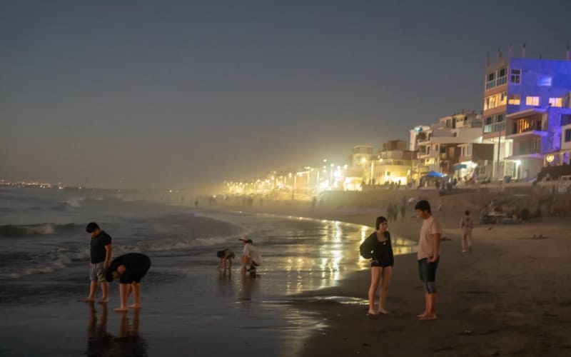Calor atrae a tijuanenses a Playas de Tijuana en pleno invierno