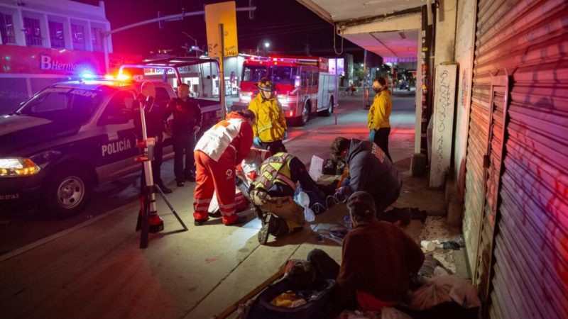 Reaniman a hombre con sobredosis en Zona Centro de Tijuana