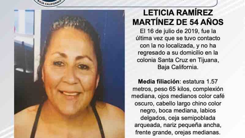 Pesquisa de Leticia Ramírez Martínez de 54 años