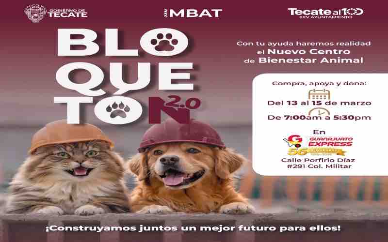 Tecate se une por el bienestar animal con el bloquetón 2.0