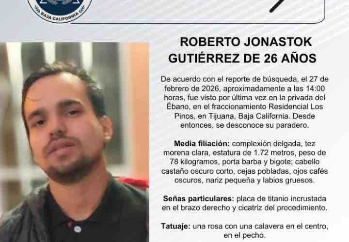 Pesquisa de Roberto Jonastok Gutiérrez de 26 años de edad