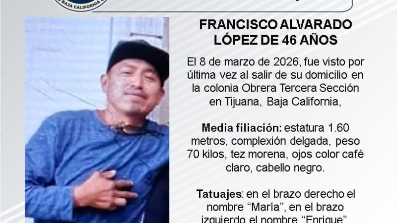 Pesquisa de Francisco Alvarado López de 46 años